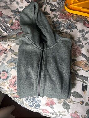 Jordan Men's Heather Gray Green Full-Zip Hoodie